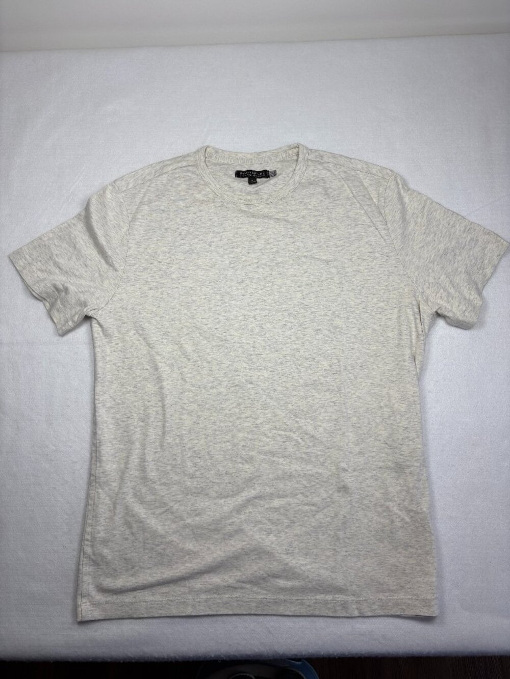 Banana Republic Light Heather Gray Crew Neck Short Sleeve T-Shirt Preppy XL